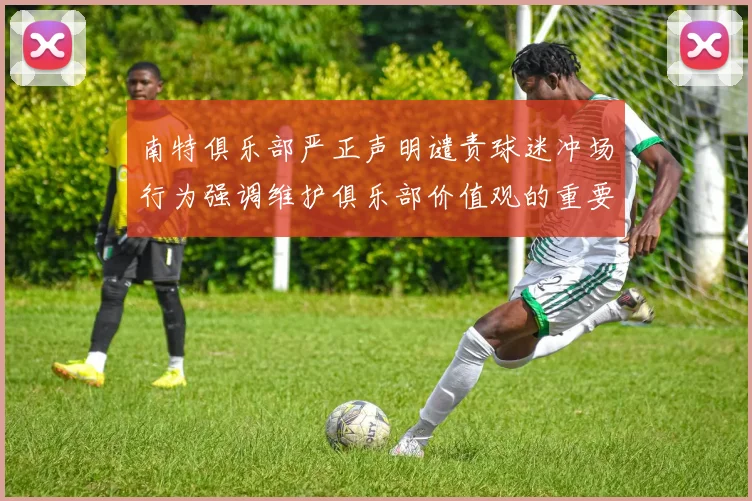 南特俱乐部严正声明谴责球迷冲场行为强调维护俱乐部价值观的重要性